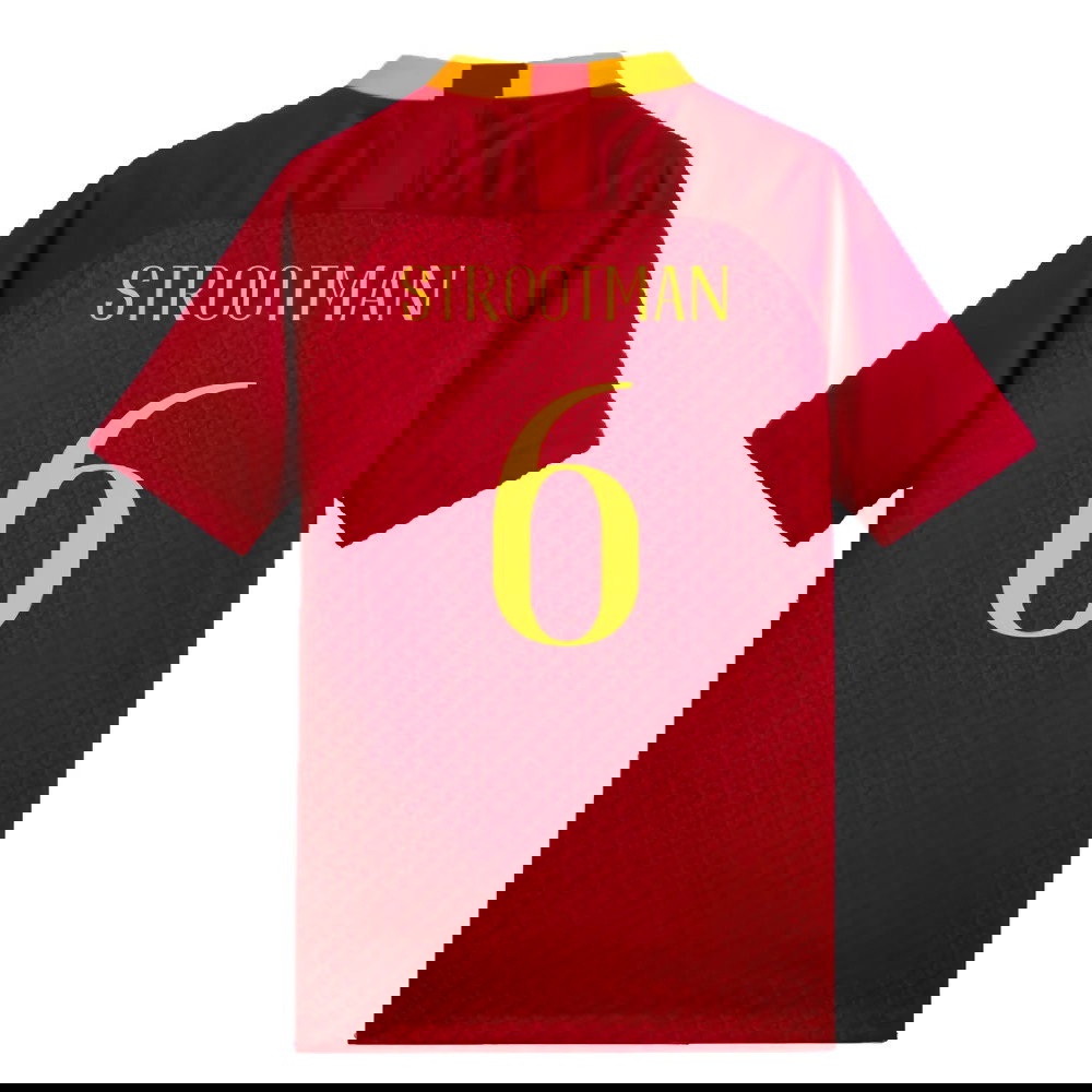 AS Roma 2018-19 Home Shirt (Mint) (Strootman 6)