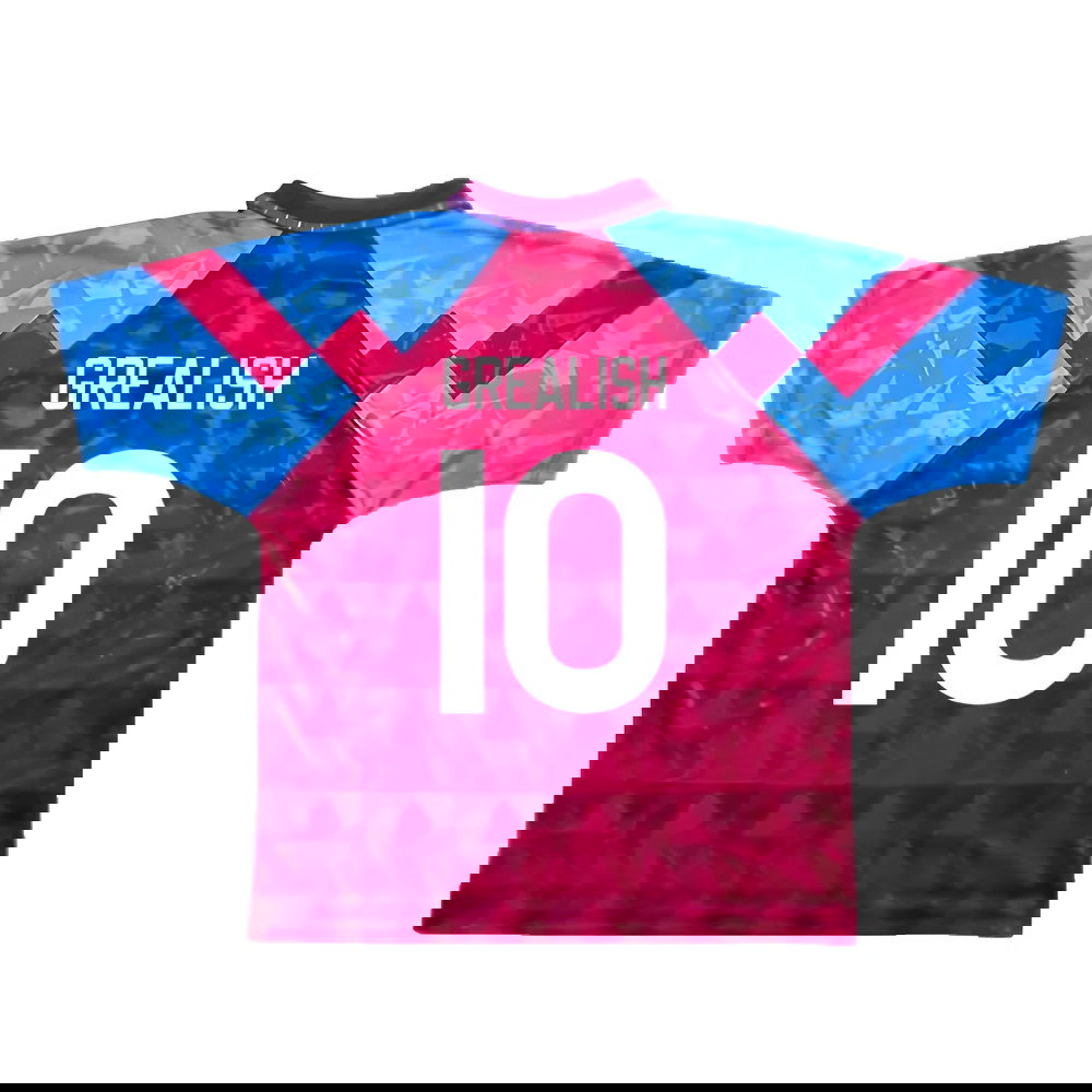 Aston Villa 1990-92 Home Shirt (Good) (Grealish 10)