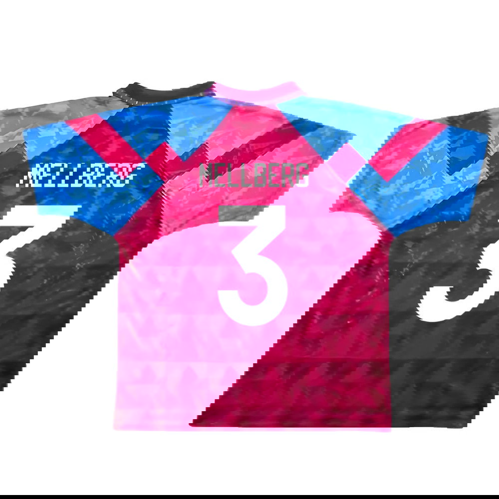 Aston Villa 1990-92 Home Shirt (XL) (Very Good) (Mellberg 3)