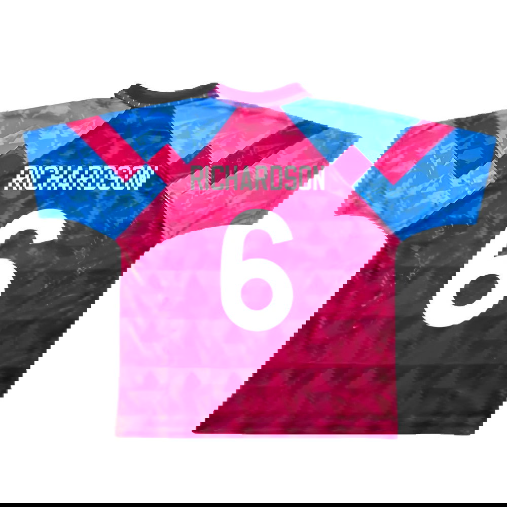 Aston Villa 1990-92 Home Shirt (Good) (Richardson 6)