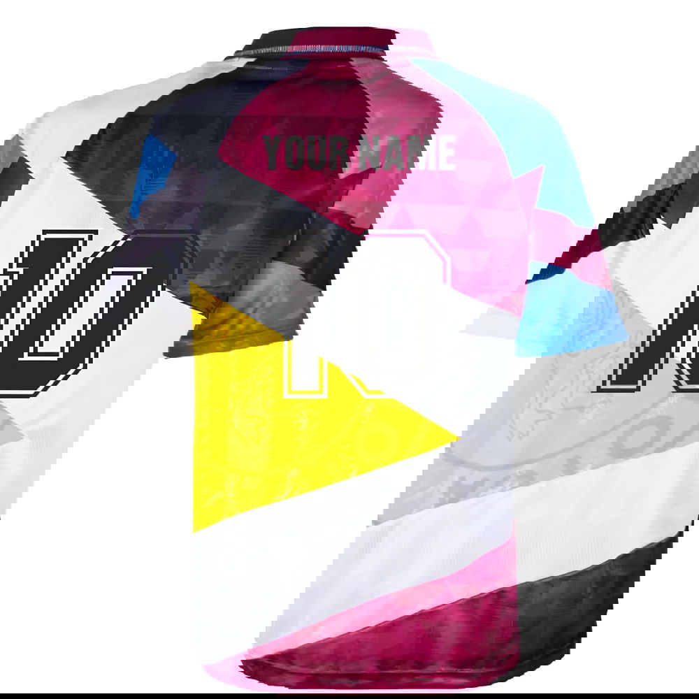 Aston Villa 1990 Mash Up Retro Football Shirt (Your Name)