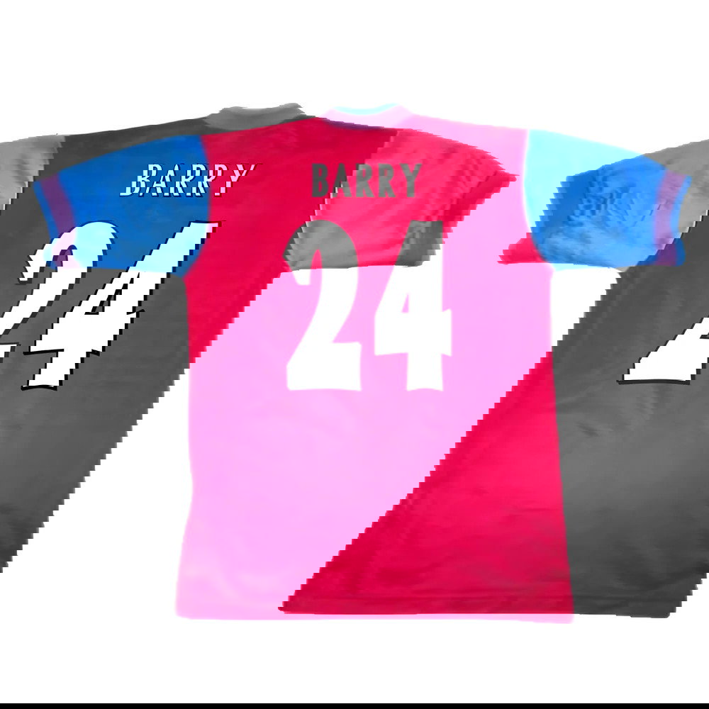 Aston Villa 1997-1998 Home Shirt (Excellent) (Barry 24)