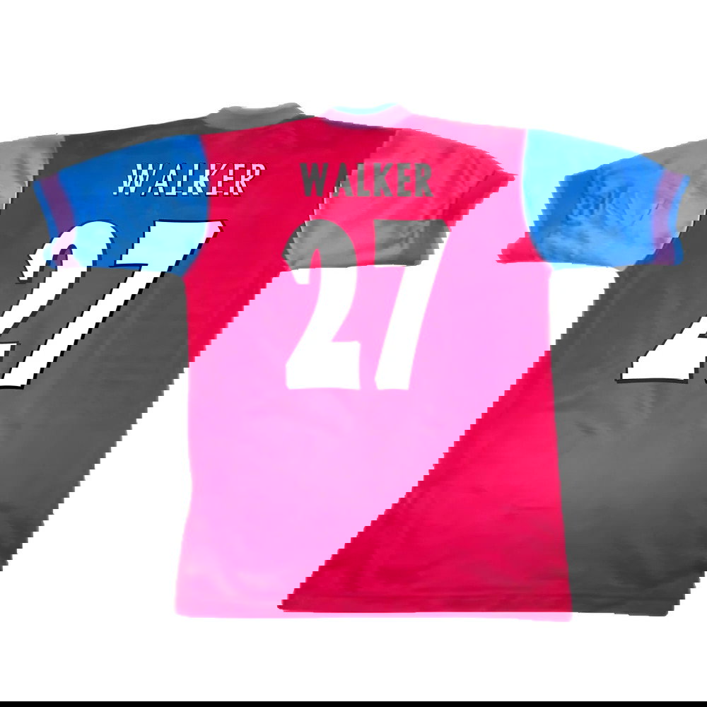 Aston Villa 1997-1998 Home Shirt (Excellent) (Walker 27)