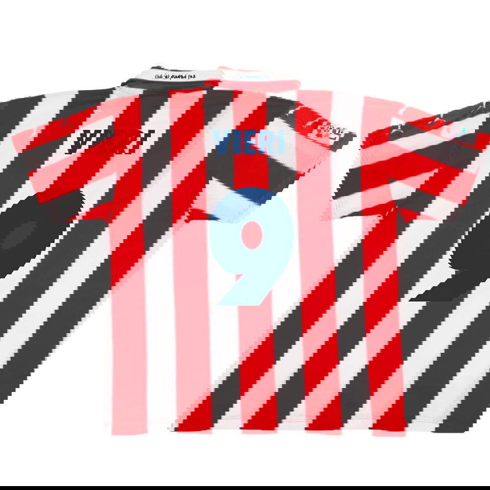 Atletico Madrid 1997-1998 Home Shirt (M) (Excellent) (Vieri 9)