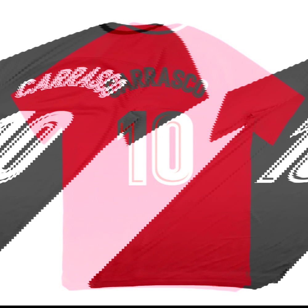 Atletico Madrid 2017-18 Nike Training Shirt (XL) (Carrasco 10) (Mint)