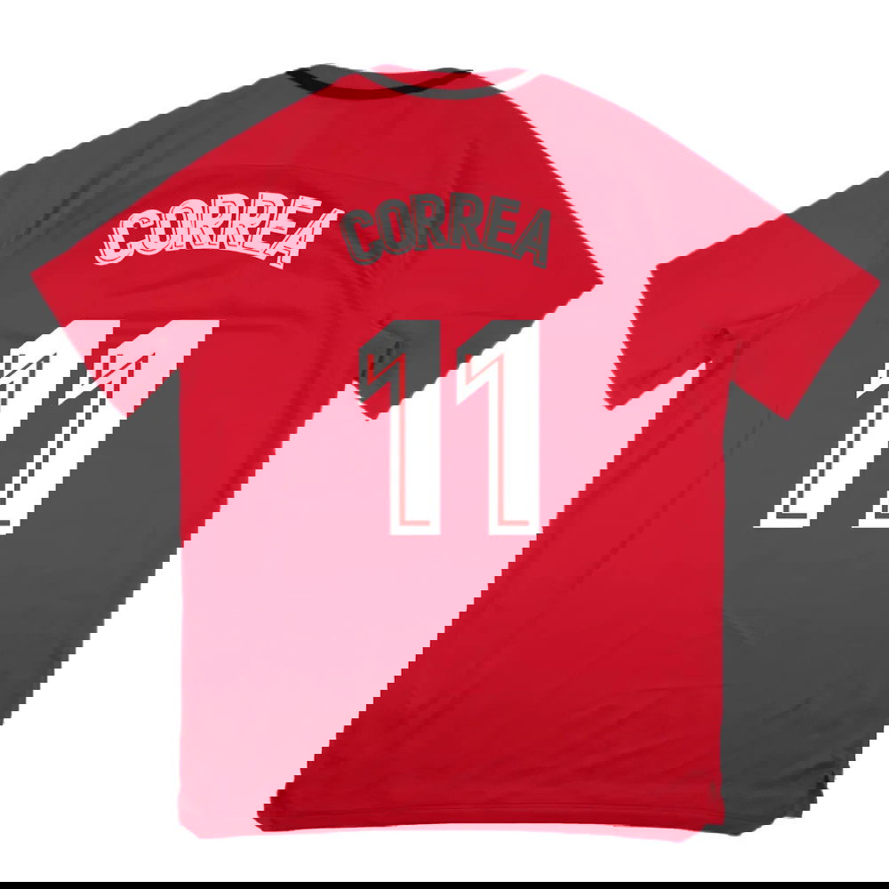 Atletico Madrid 2017-18 Nike Training Shirt (XL) (Correa 11) (Mint)