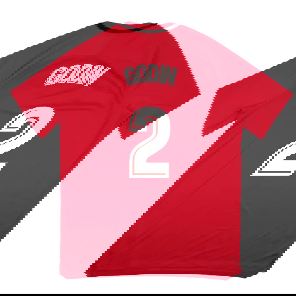 Atletico Madrid 2017-18 Nike Training Shirt (XL) (Godin 2) (Mint)