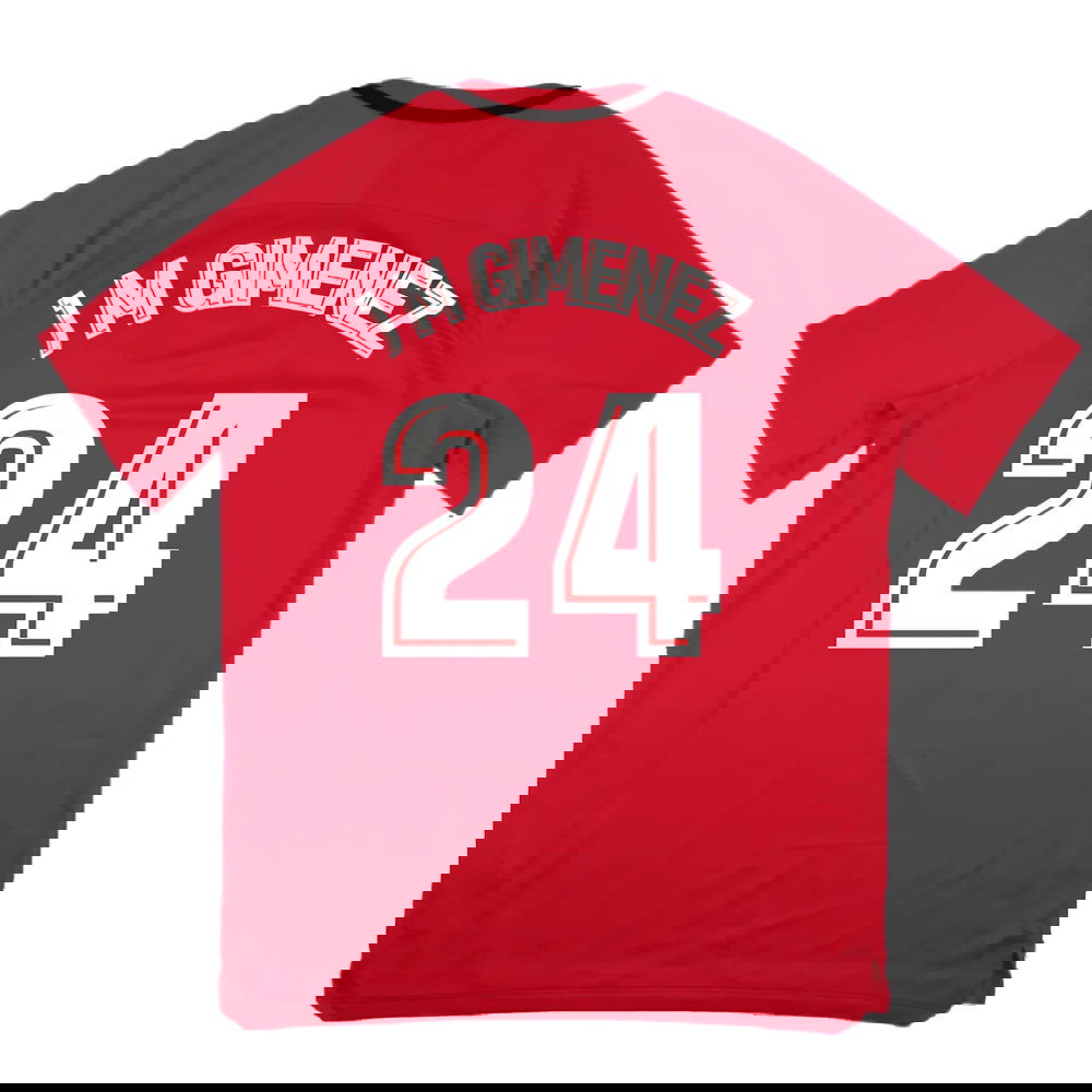 Atletico Madrid 2017-18 Nike Training Shirt (XL) (J M Gimenez 24) (Mint)