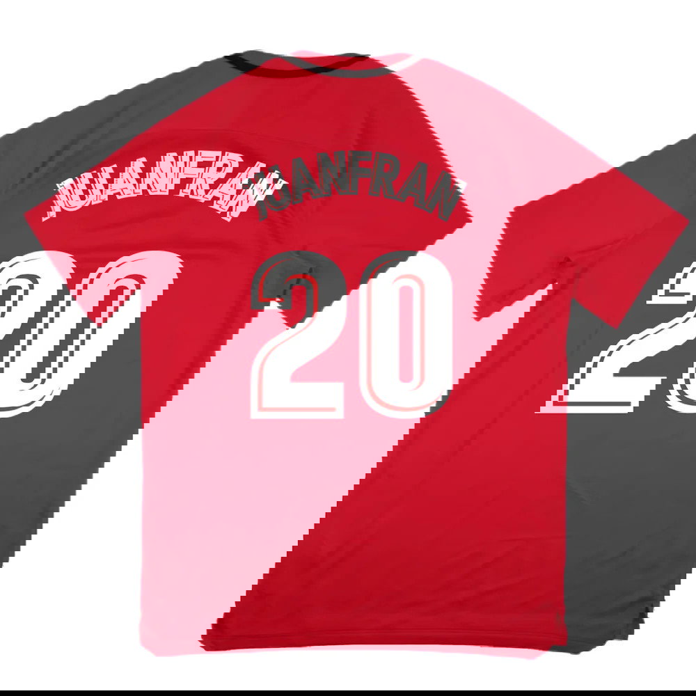 Atletico Madrid 2017-18 Nike Training Shirt (XL) (Juanfran 20) (Mint)