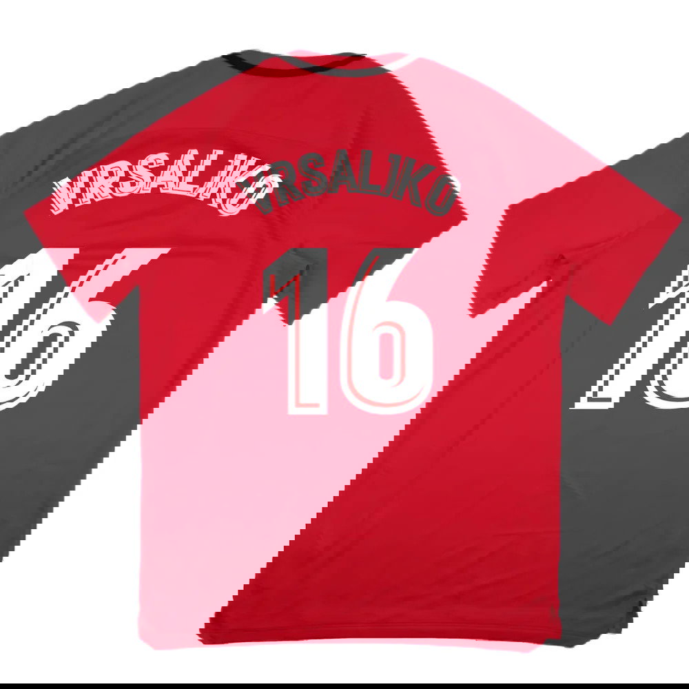 Atletico Madrid 2017-18 Nike Training Shirt (XL) (Vrsaljko 16) (Mint)