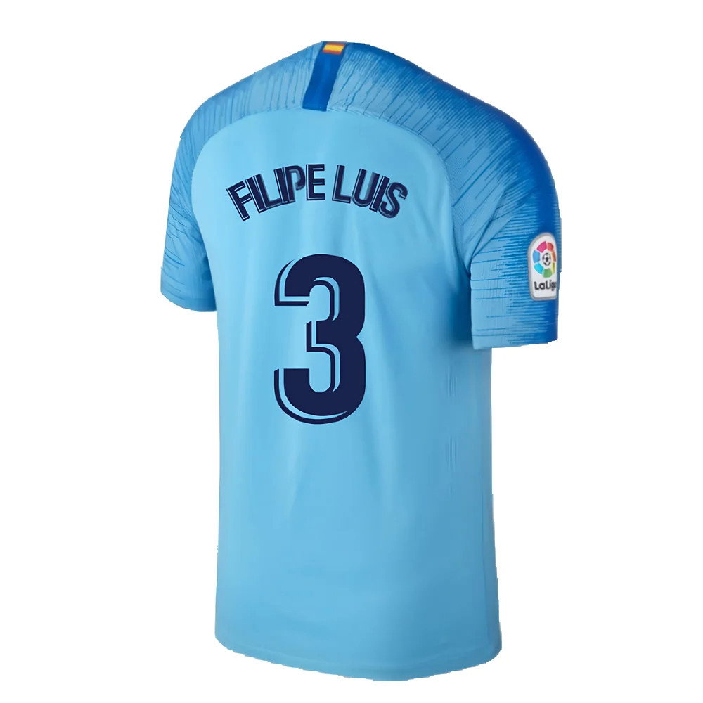 Atletico Madrid 2018-19 Away Shirt (S) (Mint) (Filipe Luis 3)