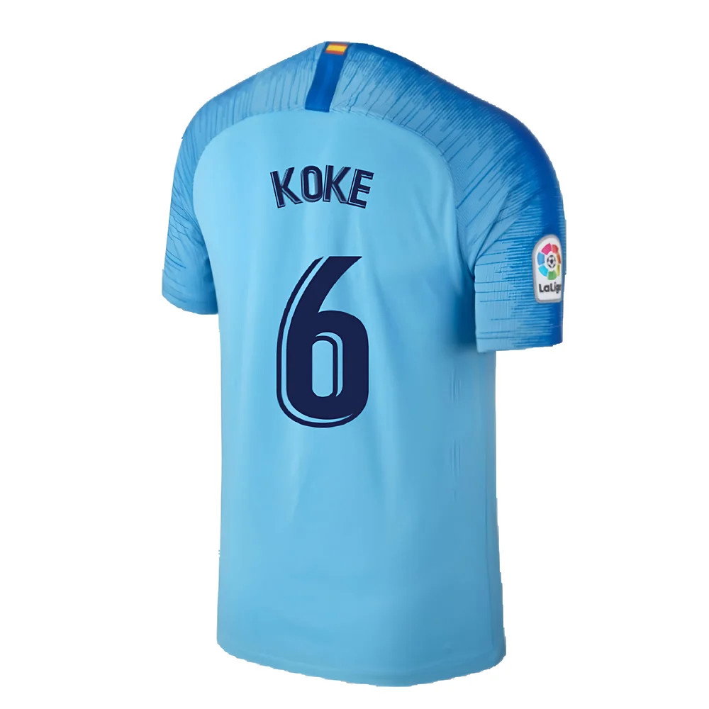 Atletico Madrid 2018-19 Away Shirt (M) (Good) (Koke 6)