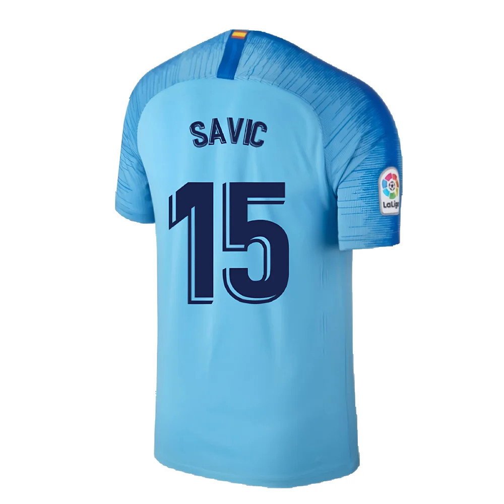 Atletico Madrid 2018-19 Away Shirt (S) (Mint) (Savic 15)