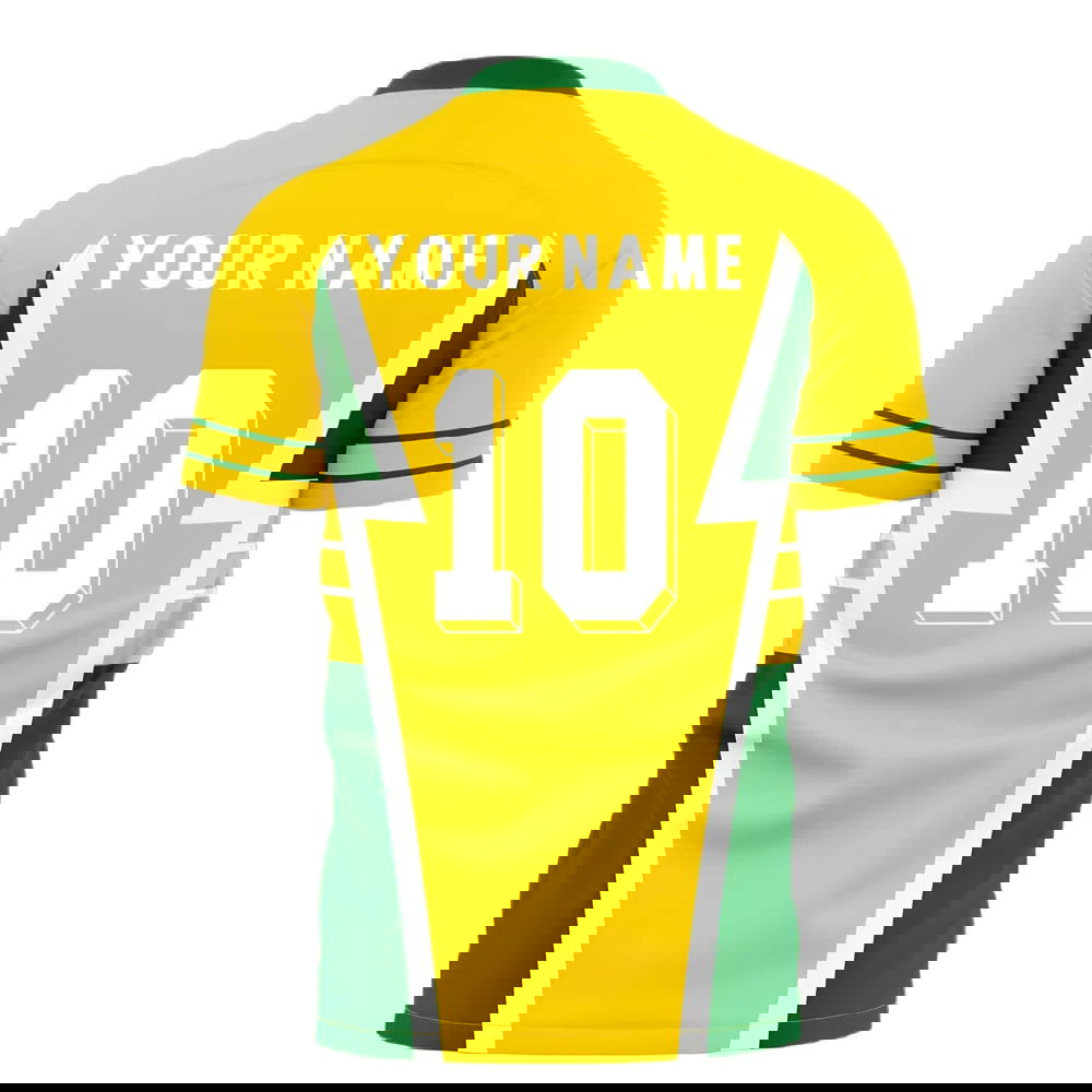 Australia 1990s Style Concept Football Kit (Libero) (Your Name)