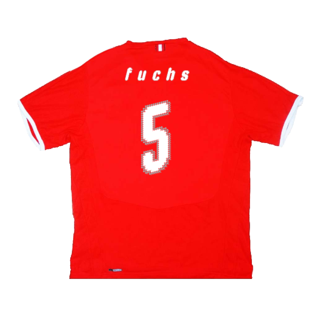 Austria 2008-09 Home Shirt ((Good) S) (Fuchs 5)