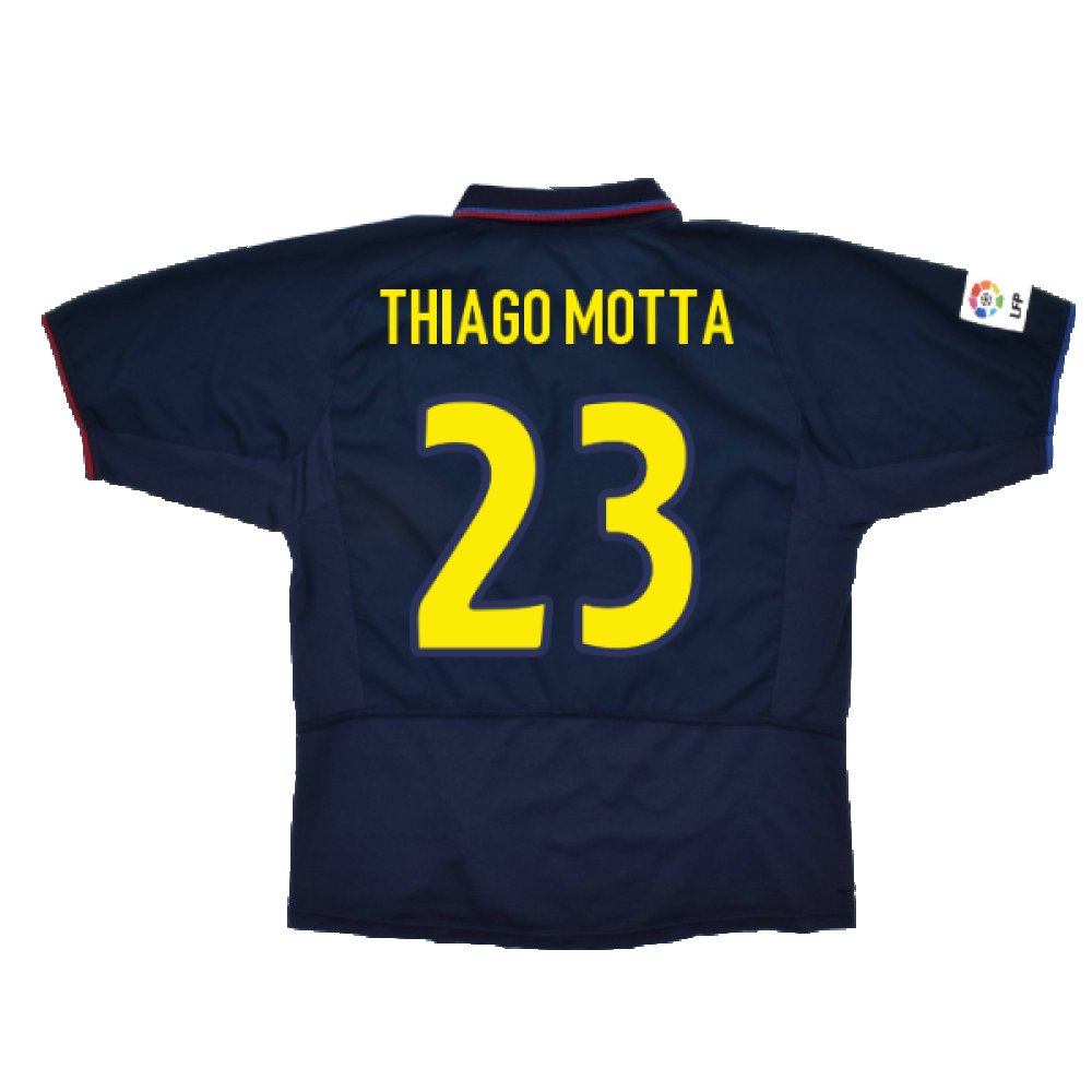 Barcelona 2003-04 Third Shirt ((Very Good) XXL) (Thiago Motta 23)