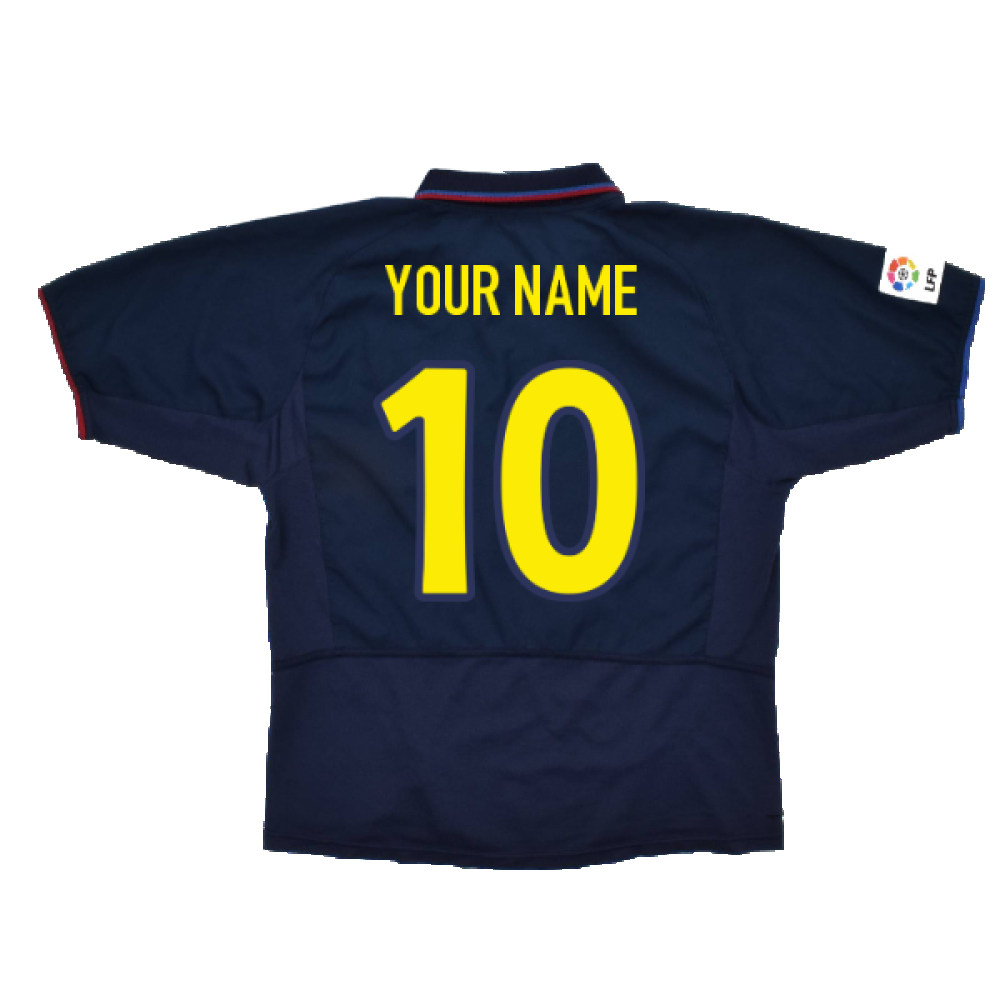 Barcelona 2003-04 Third Shirt ((Very Good) XXL) (Your Name)