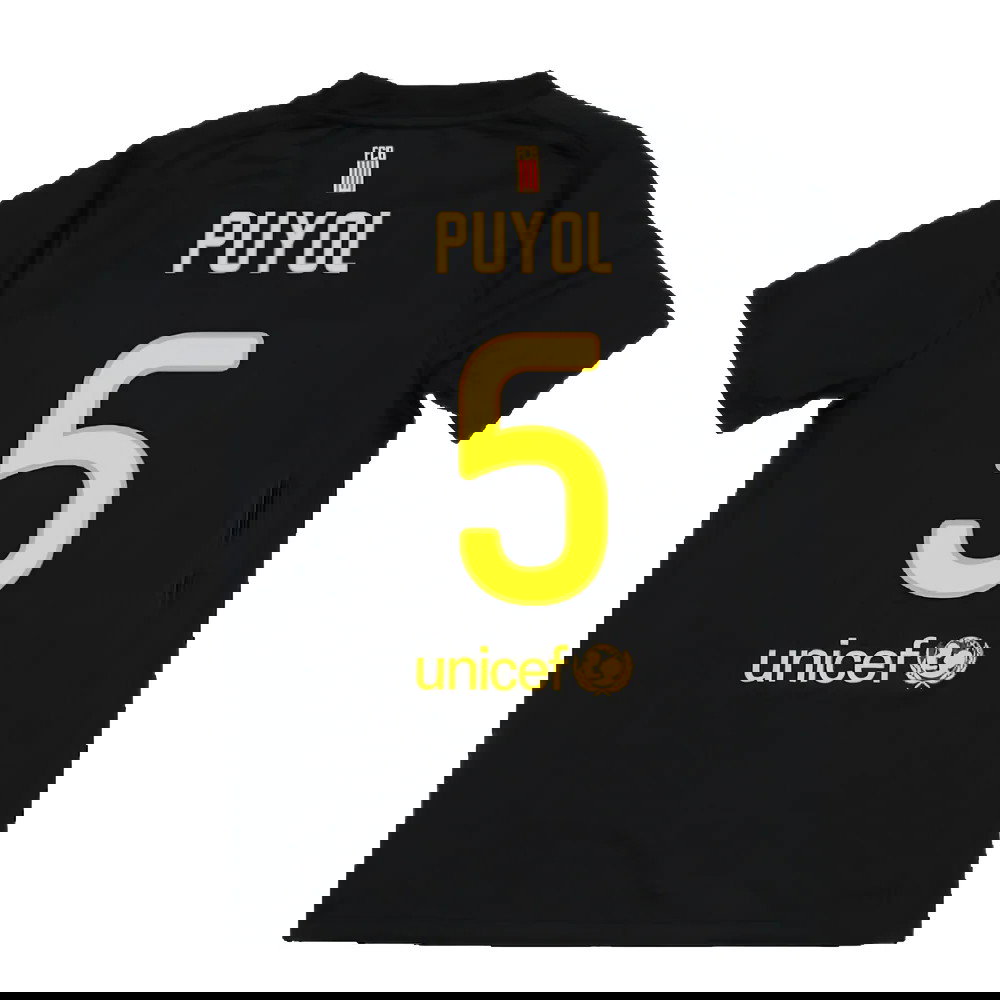 Barcelona 2011-12 Away Shirt (Very Good) (Puyol 5)