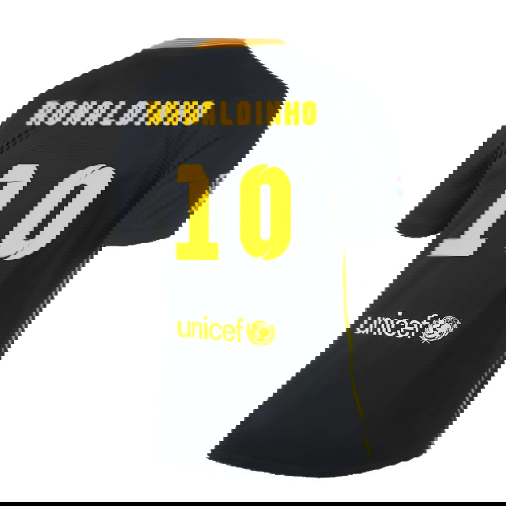 Barcelona 2013-14 Third Shirt (Very Good) (Ronaldinho 10)