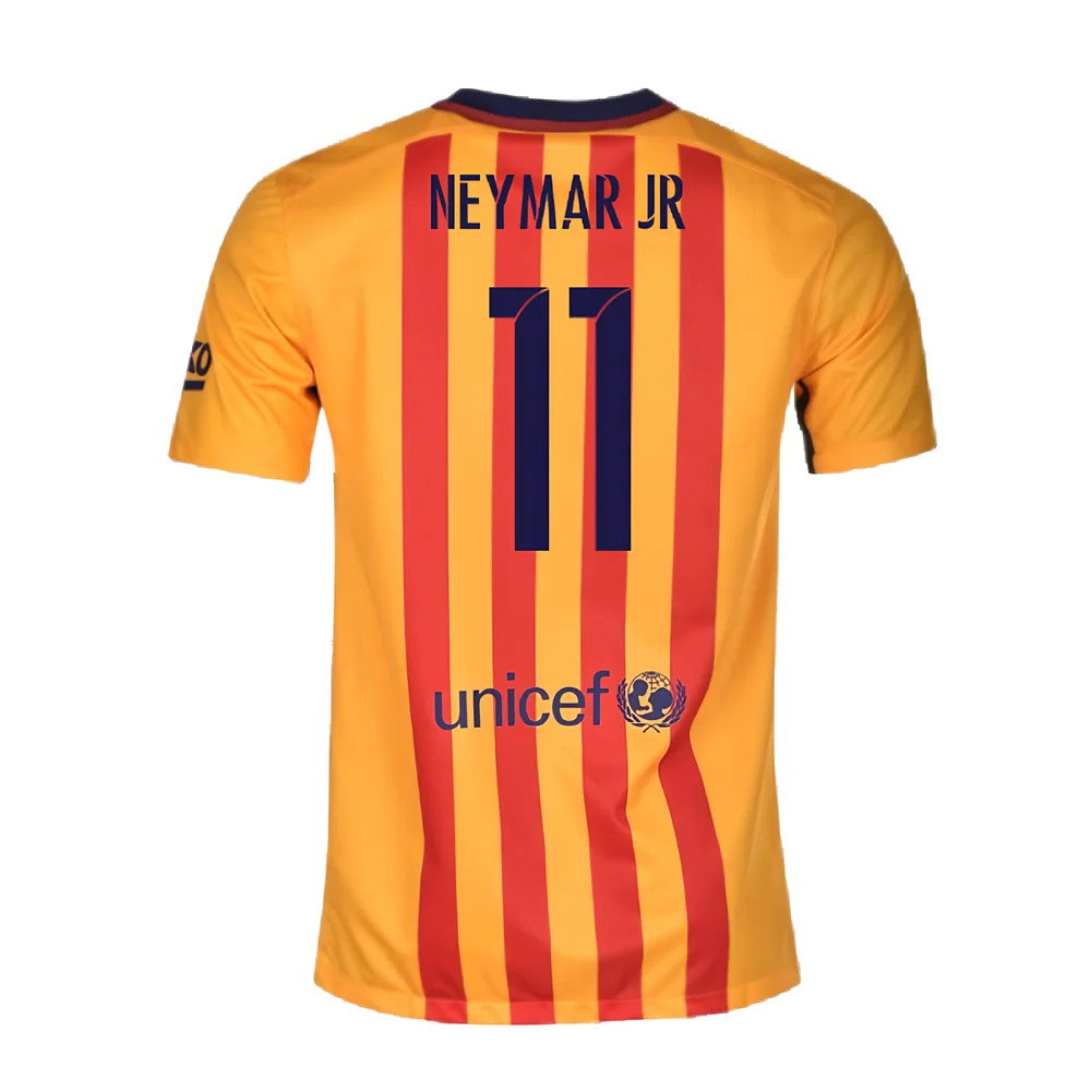 Barcelona 2015-16 Away Shirt (2XL) (Good) (Neymar JR 11)
