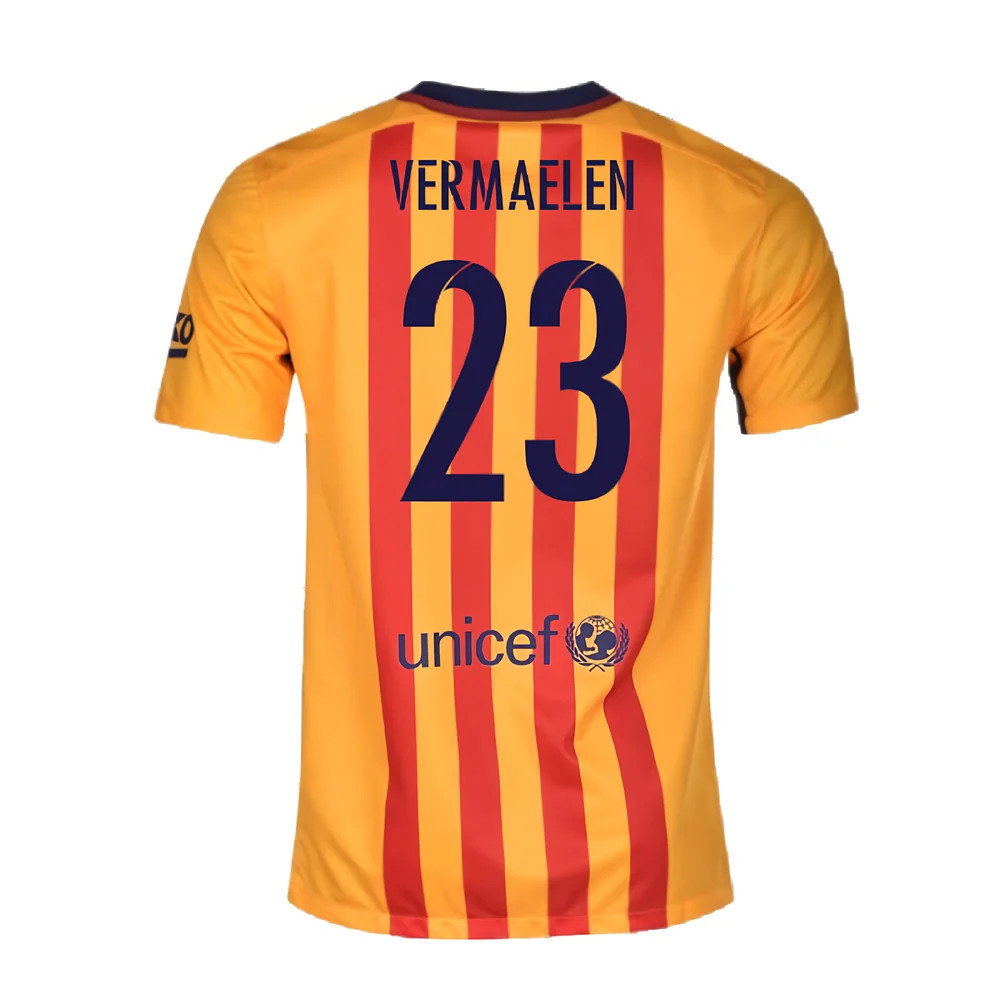 Barcelona 2015-16 Away Shirt (2XL) (Good) (Vermaelen 23)