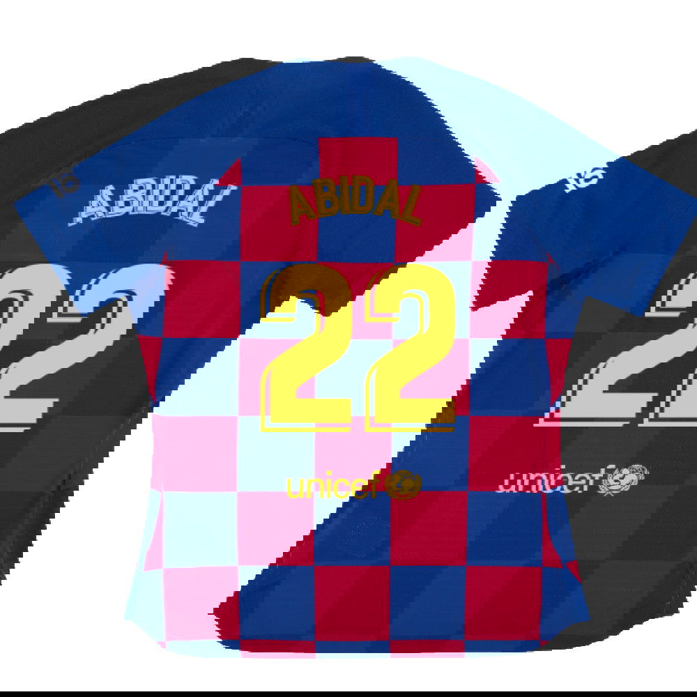 Barcelona 2019-20 Womens Home Shirt (Vaporkit) ((Excellent) S) (ABIDAL 22)