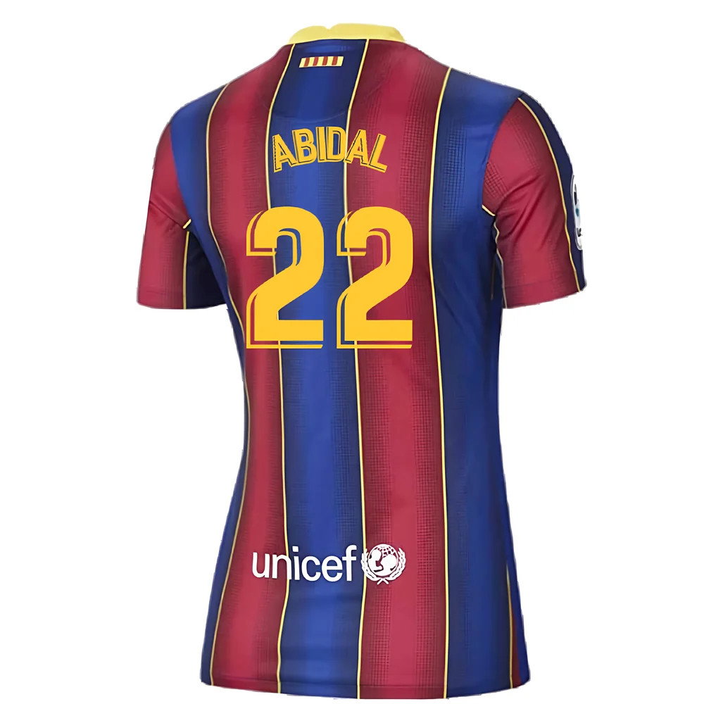 Barcelona 2020-21 Home Shirt (Womens) (Large 16-18) (Excellent) (ABIDAL 22)