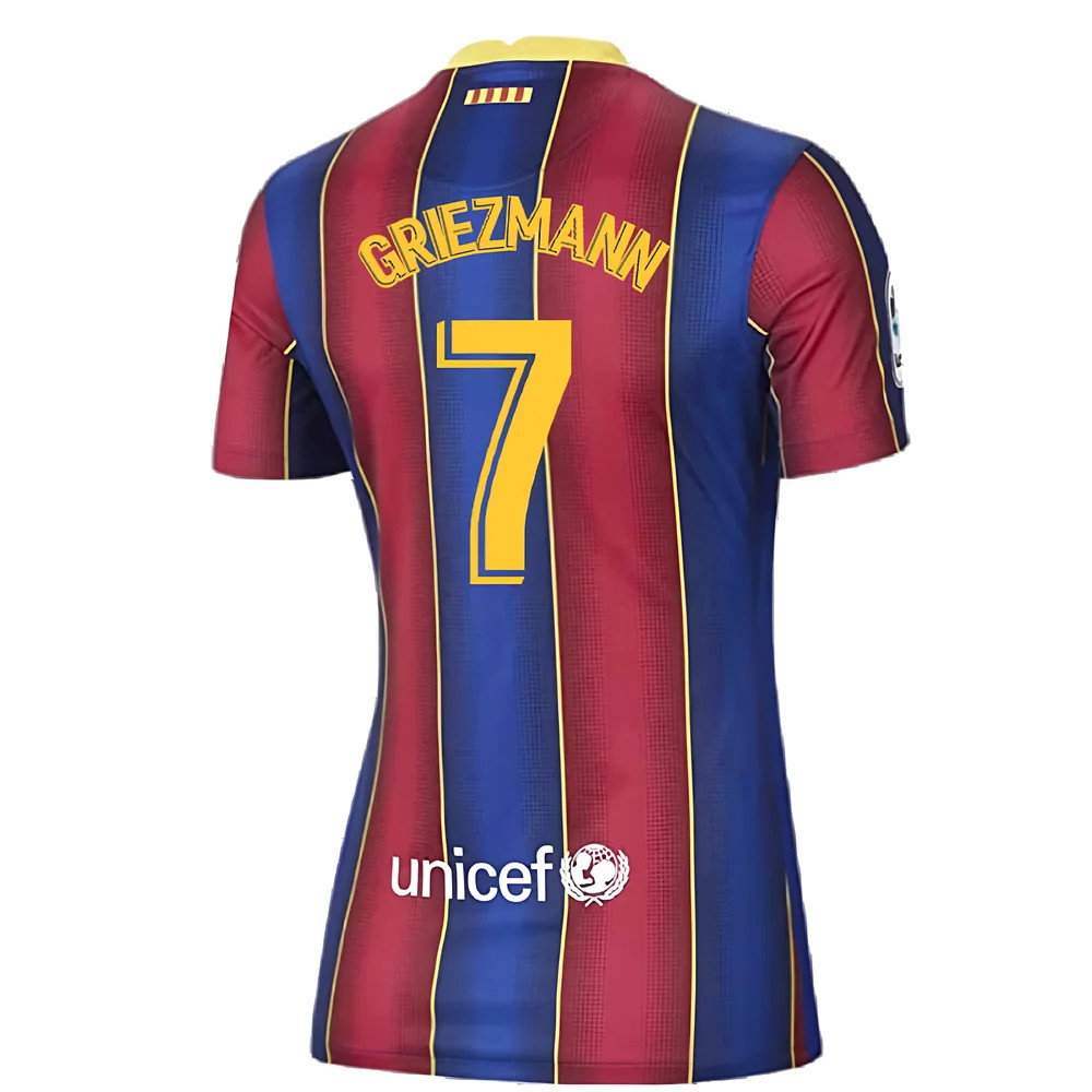 Barcelona 2020-21 Home Shirt (Womens) (Large 16-18) (Excellent) (GRIEZMANN 7)