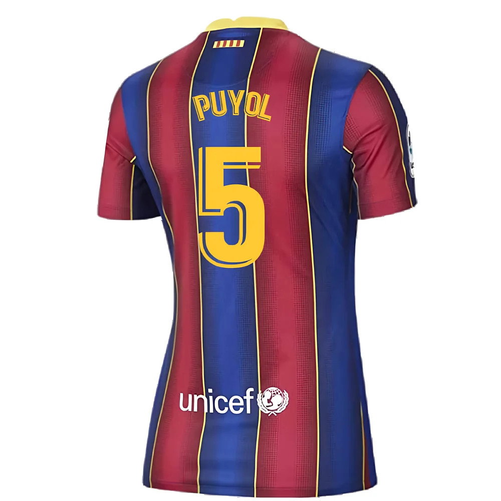 Barcelona 2020-21 Home Shirt (Womens) (Large 16-18) (Excellent) (PUYOL 5)