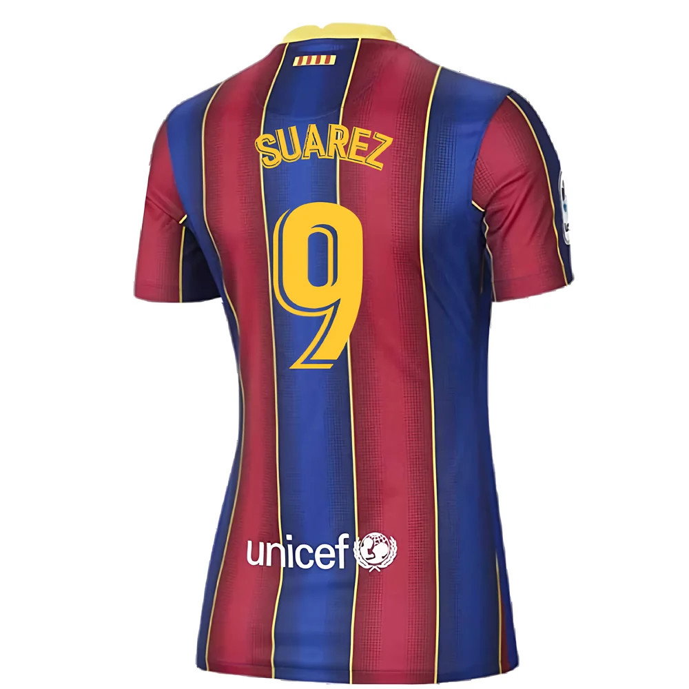 Barcelona 2020-21 Home Shirt (Womens) (Large 16-18) (Excellent) (SUAREZ 9)