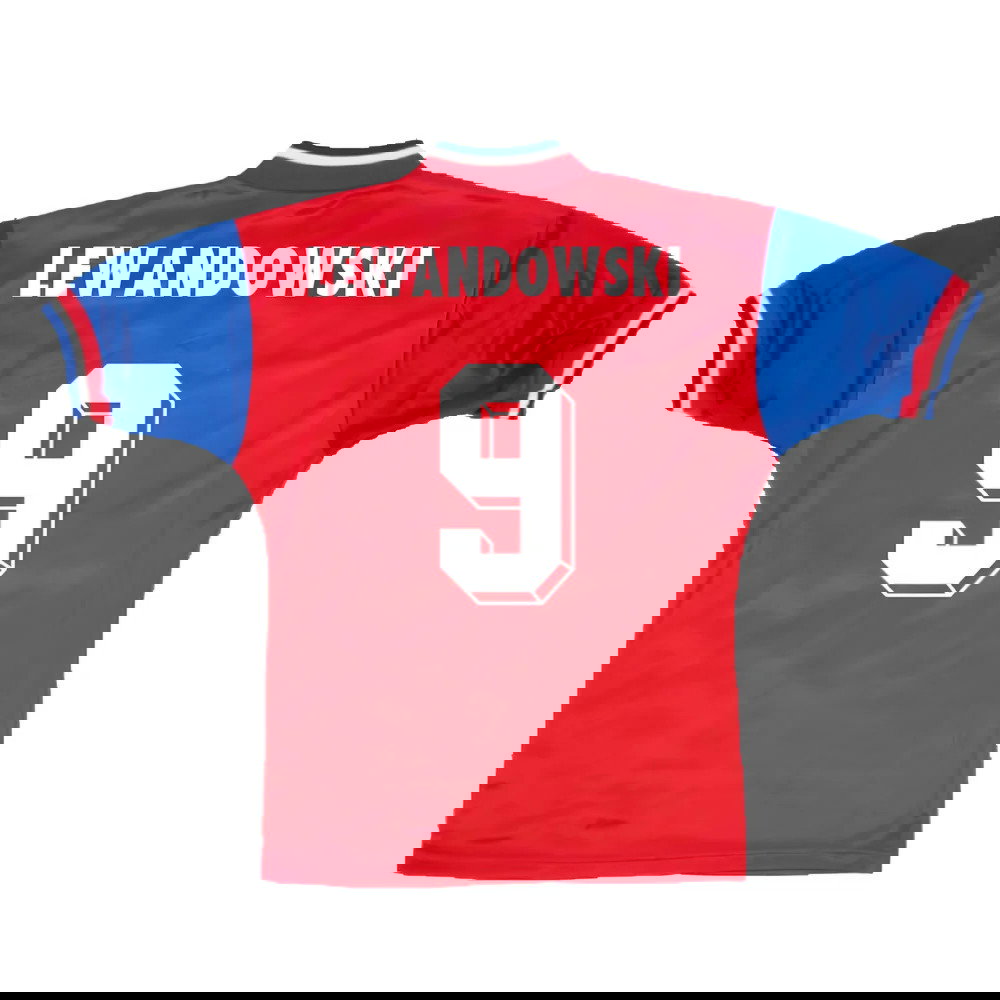 Bayern Munich 1993-95 Home Shirt (S) (Very Good) (Lewandowski 9)