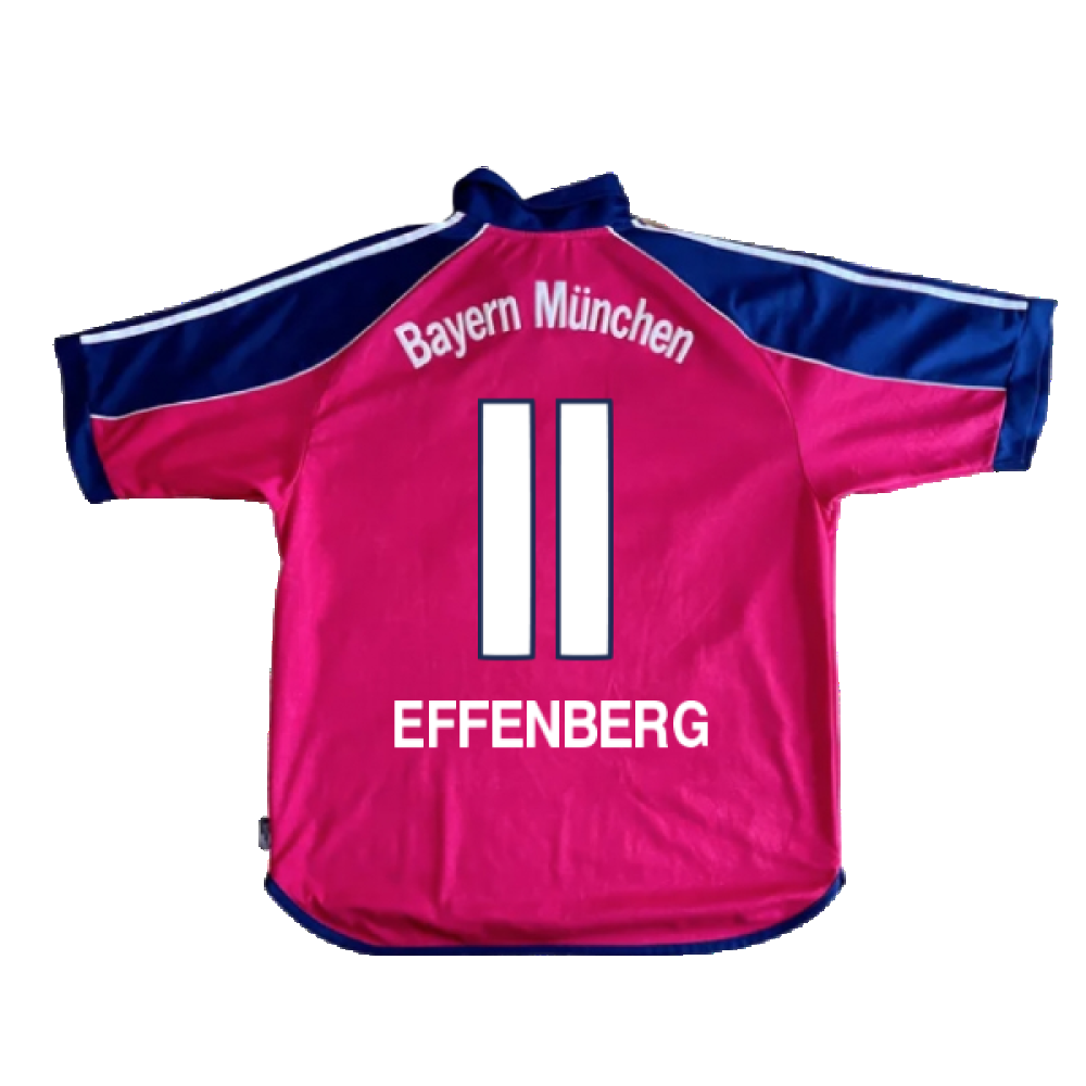 Bayern Munich 1999-01 Home Shirt ((Excellent) S) (Effenberg 11)
