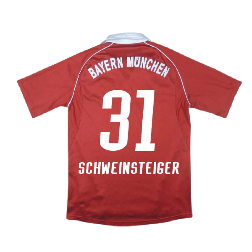 Bayern Munich 2005-06 Home ((Excellent) XXL) (Schweinsteiger 31)