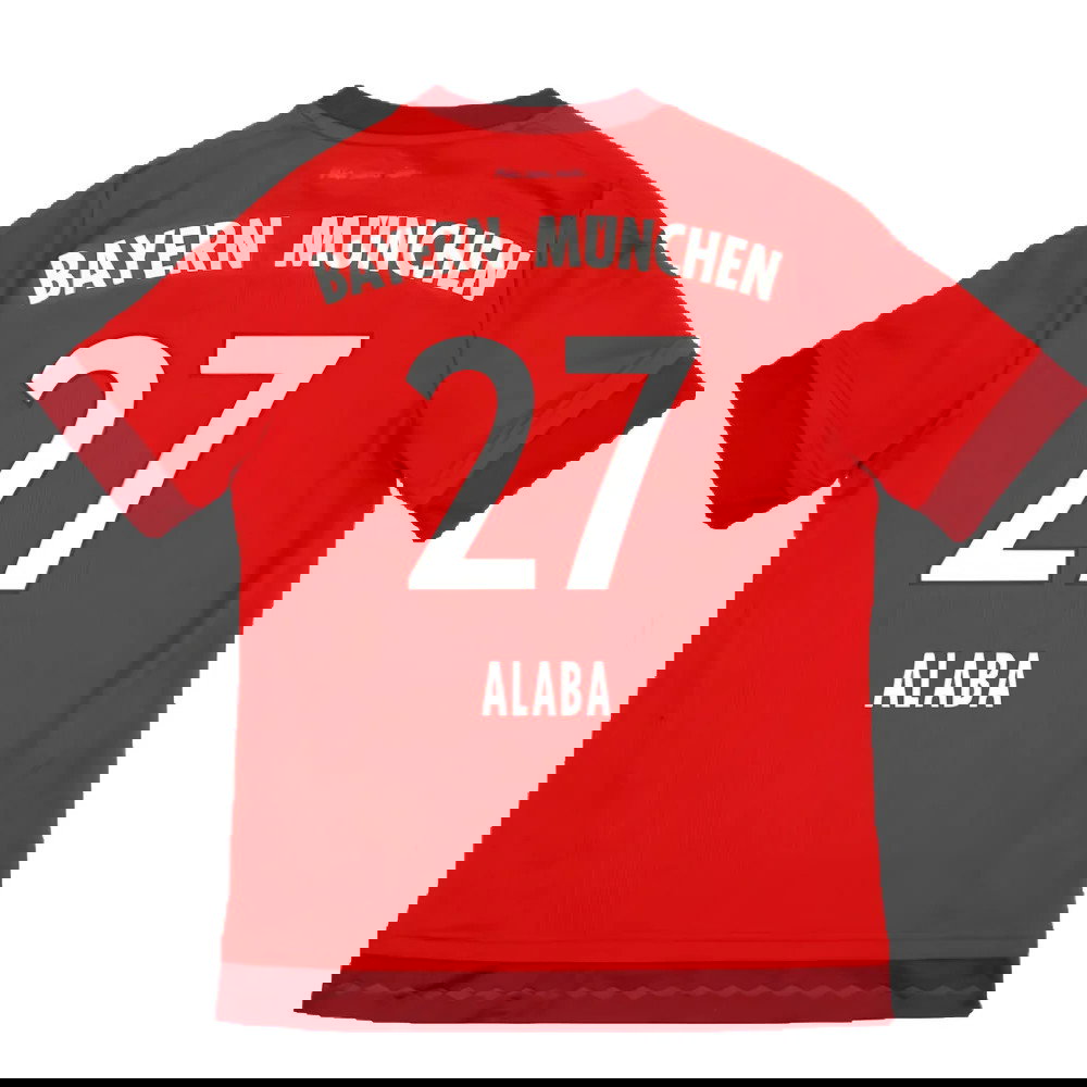 Bayern Munich 2015-16 Home Shirt (XL) (Very Good) (Alaba 27)