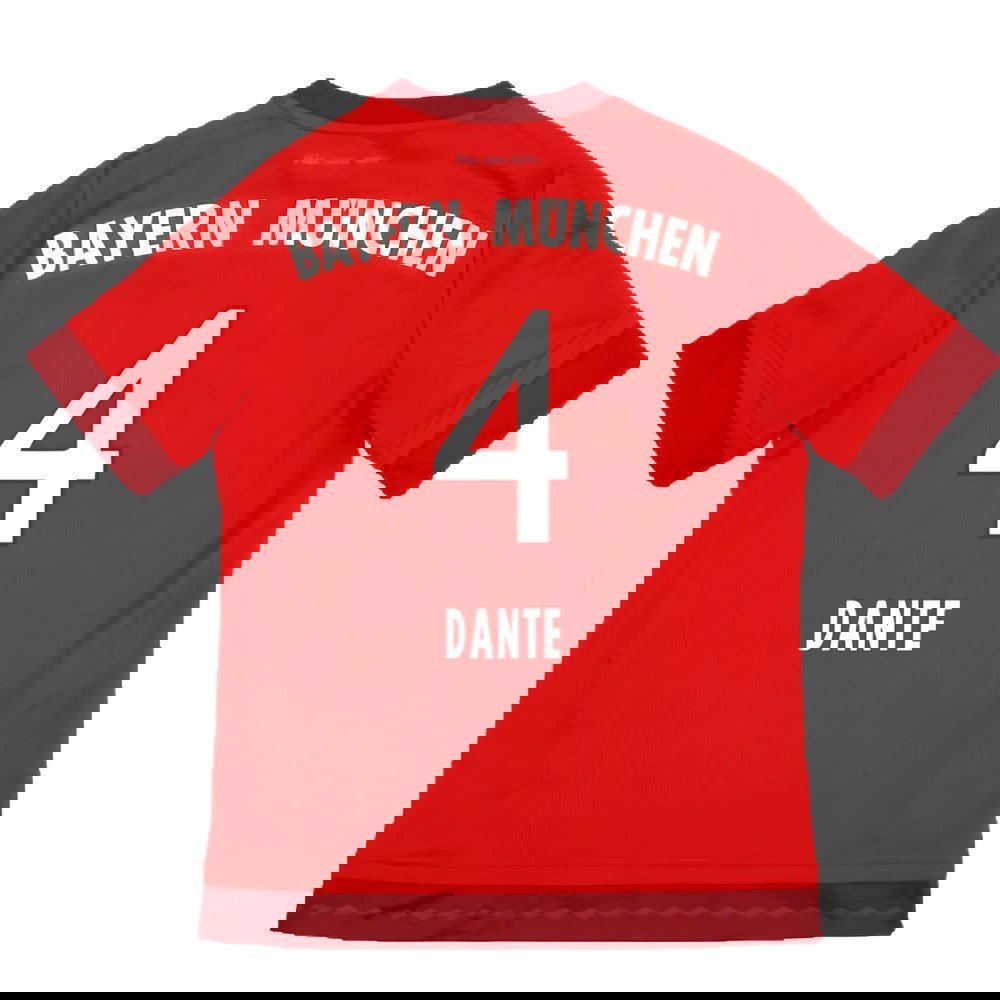 Bayern Munich 2015-16 Home Shirt (XL) (Very Good) (Dante 4)