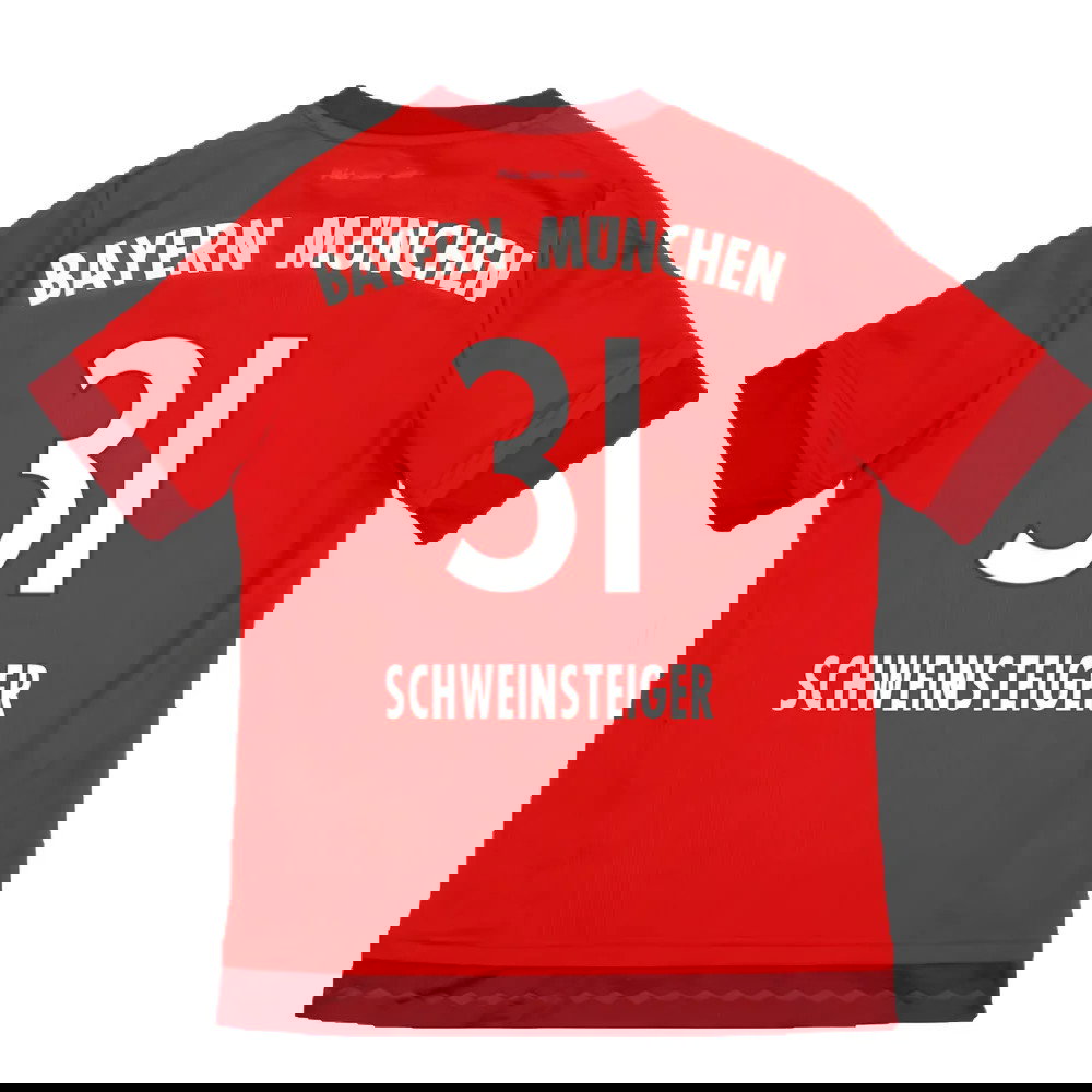Bayern Munich 2015-16 Home Shirt (XL) (Very Good) (Schweinsteiger 31)