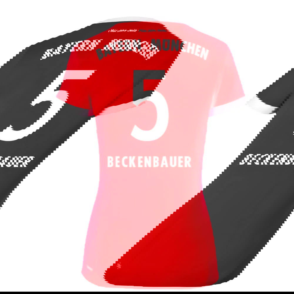 Bayern Munich 2017-18 Womens Home Shirt (XL) ((Excellent) XL) (Beckenbauer 5)
