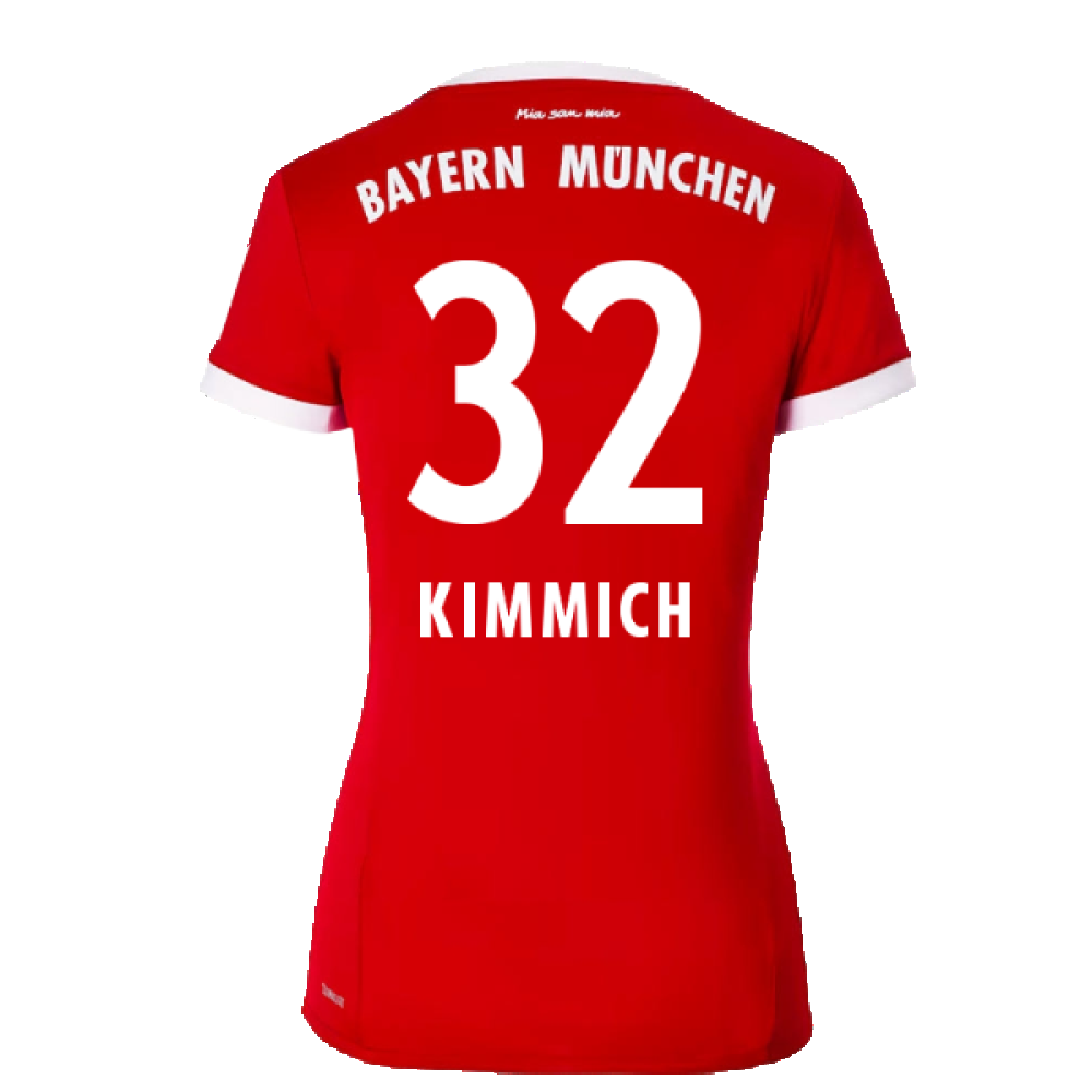 Bayern Munich 2017-18 Womens Home Shirt (XL) ((Excellent) XL) (Kimmich 32)