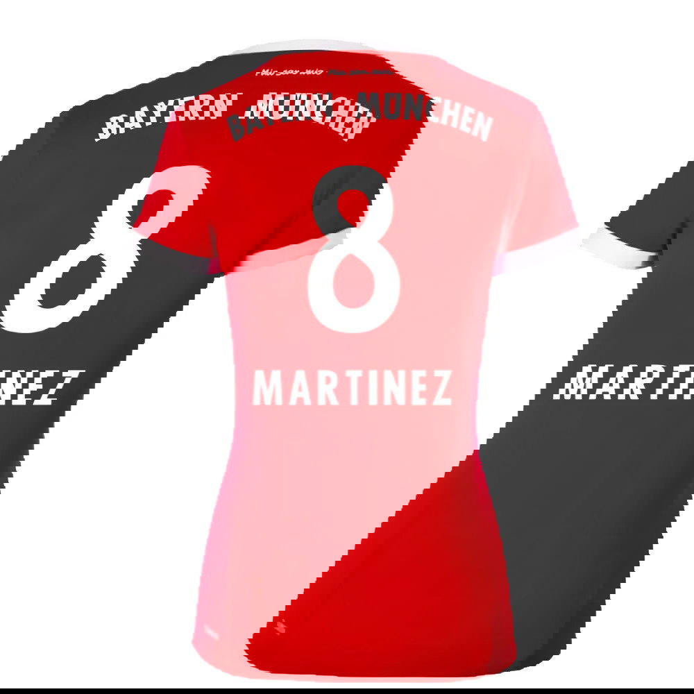 Bayern Munich 2017-18 Womens Home Shirt (XL) ((Excellent) XL) (Martinez 8)