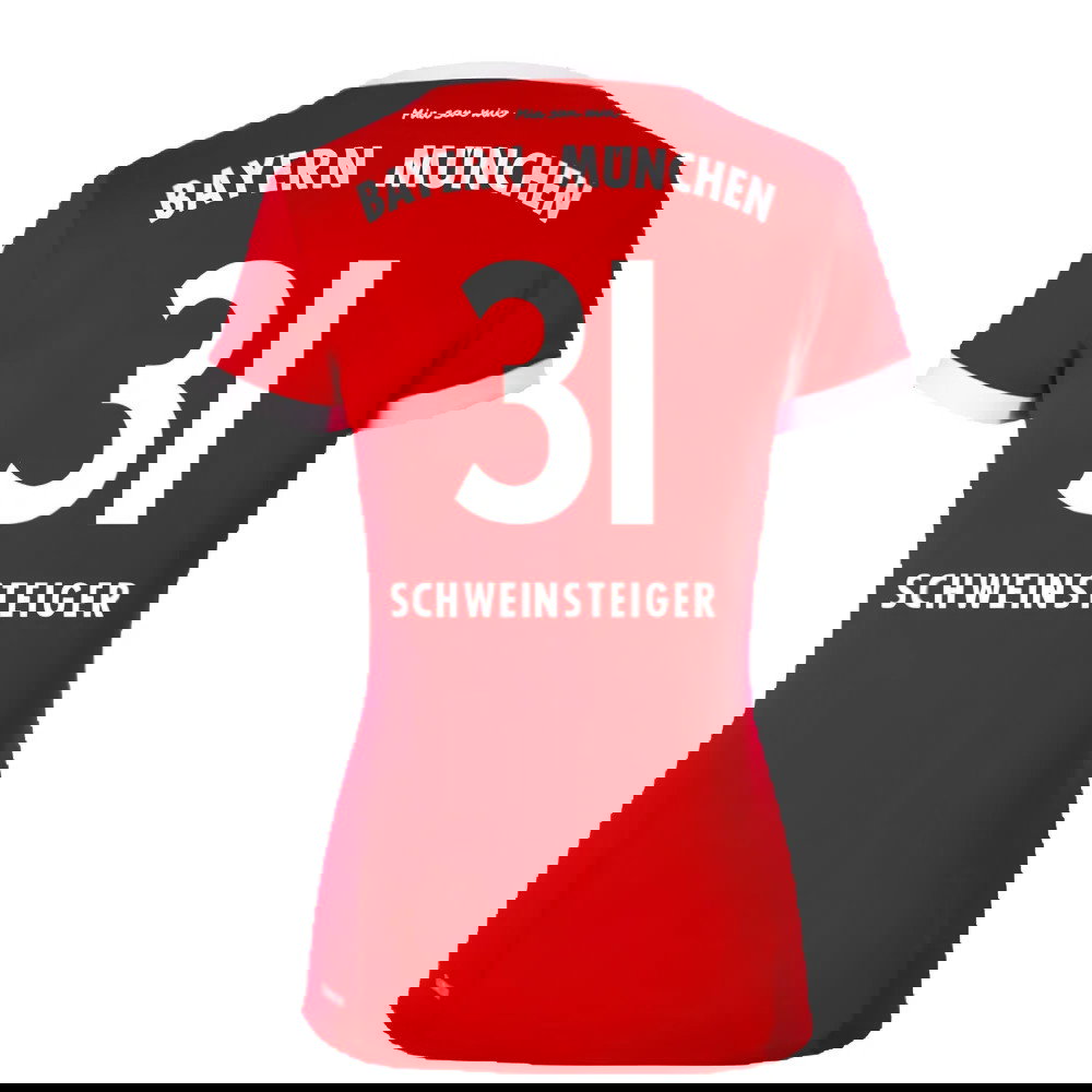 Bayern Munich 2017-18 Womens Home Shirt (XL) ((Excellent) XL) (Schweinsteiger 31)