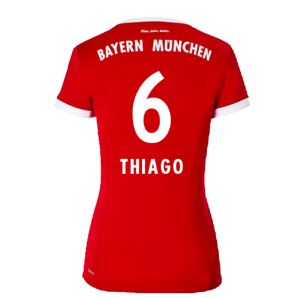 Bayern Munich 2017-18 Womens Home Shirt (XL) ((Excellent) XL) (Thiago 6)
