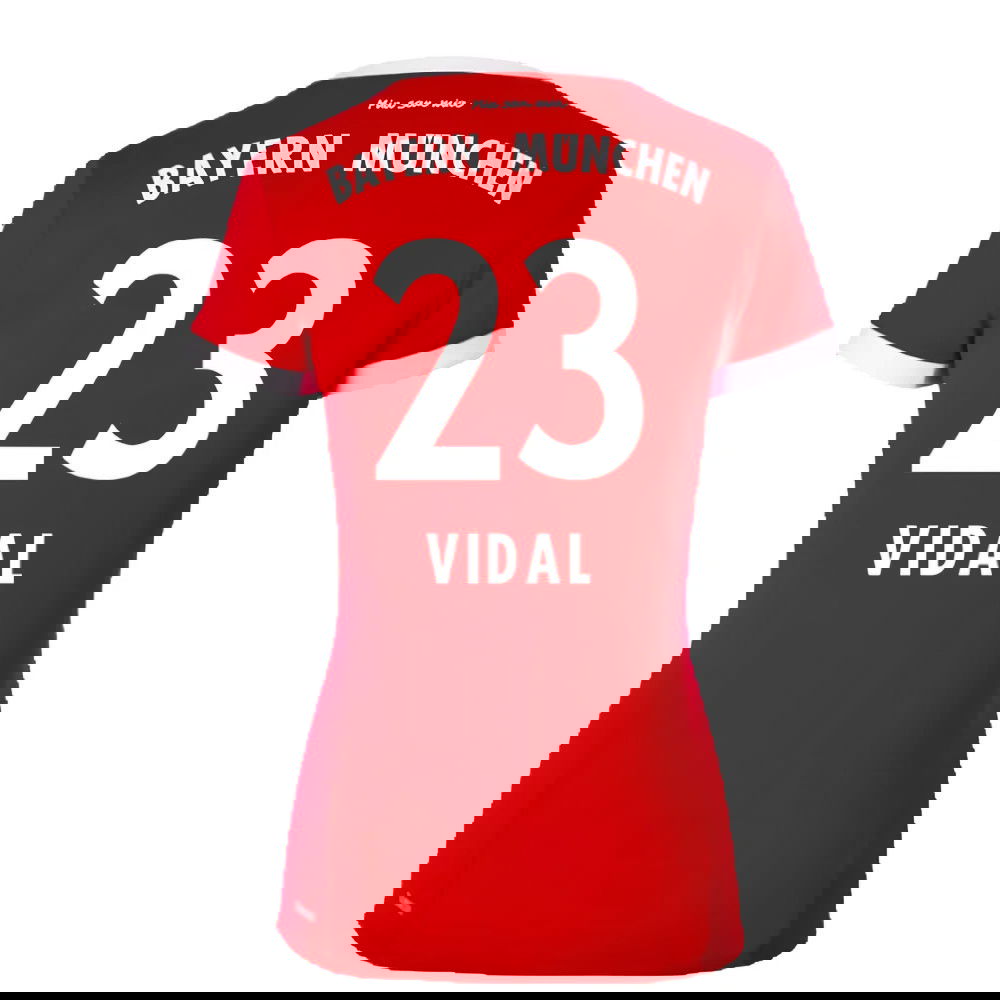 Bayern Munich 2017-18 Womens Home Shirt (XL) ((Excellent) XL) (Vidal 23)