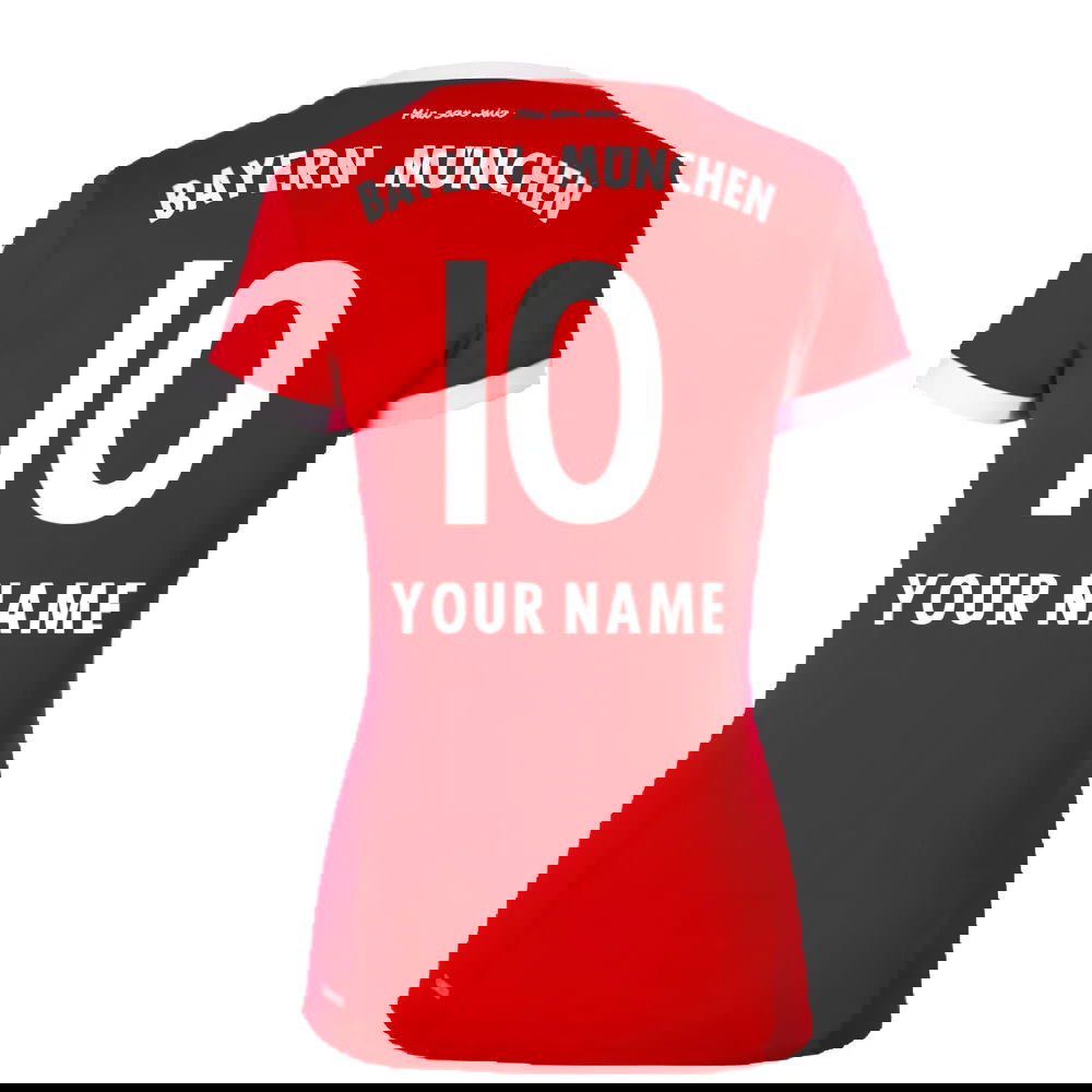 Bayern Munich 2017-18 Womens Home Shirt (XL) ((Excellent) XL) (Your Name)