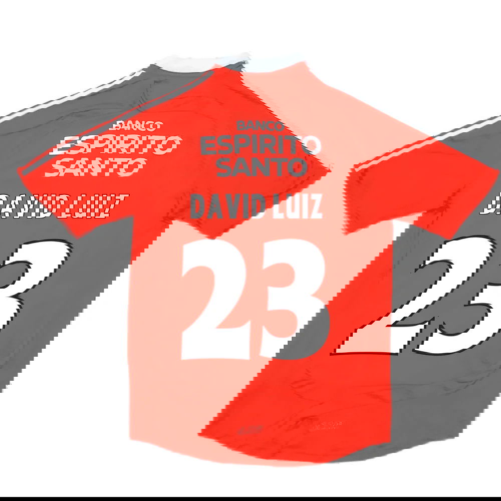 Benfica 2007-2008 Home Shirt ((Very Good) S) (David Luiz 23)