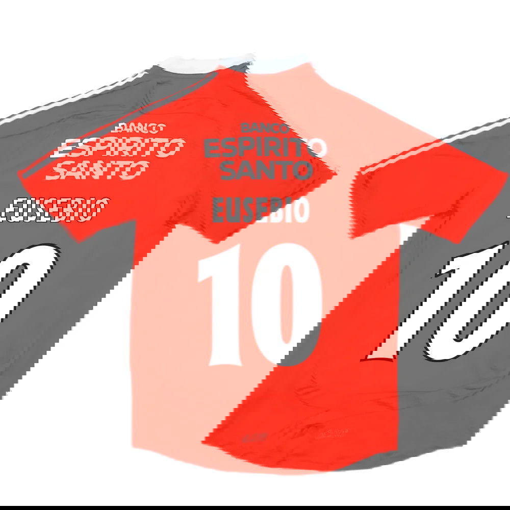 Benfica 2007-2008 Home Shirt ((Very Good) S) (EUSEBIO 10)