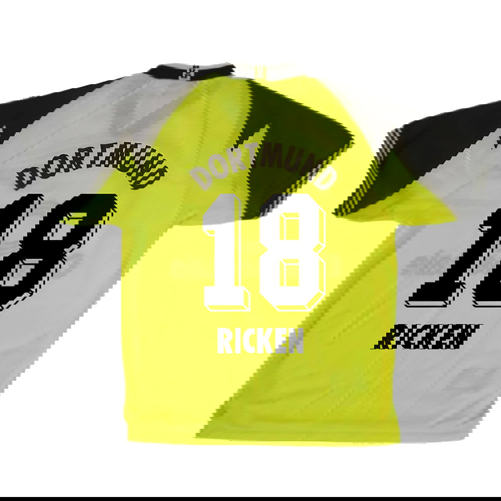 Borussia Dortmund 1995-96 Home Shirt (XS) (Excellent) (Ricken 18)