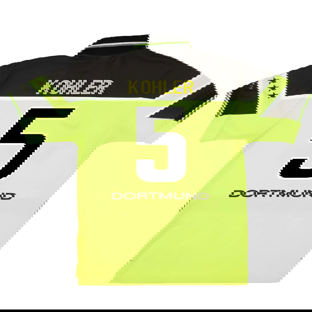 Borussia Dortmund 1997-1998 Home Shirt (XXL) (Very Good) (Kohler 5)