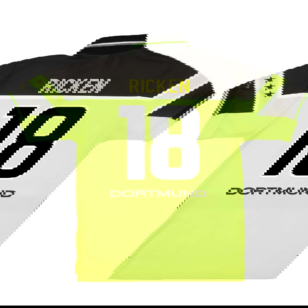 Borussia Dortmund 1997-1998 Home Shirt (XXL) (Very Good) (Ricken 18)