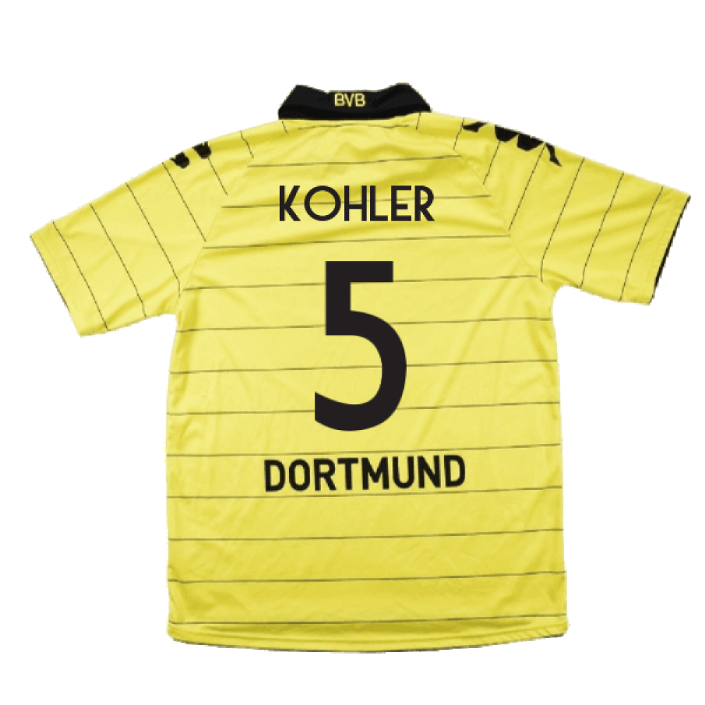 Borussia Dortmund 2010-11 Home Shirt ((Excellent) M) (Kohler 5)