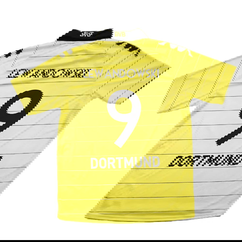 Borussia Dortmund 2010-11 Home Shirt ((Excellent) M) (Lewandowski 9)